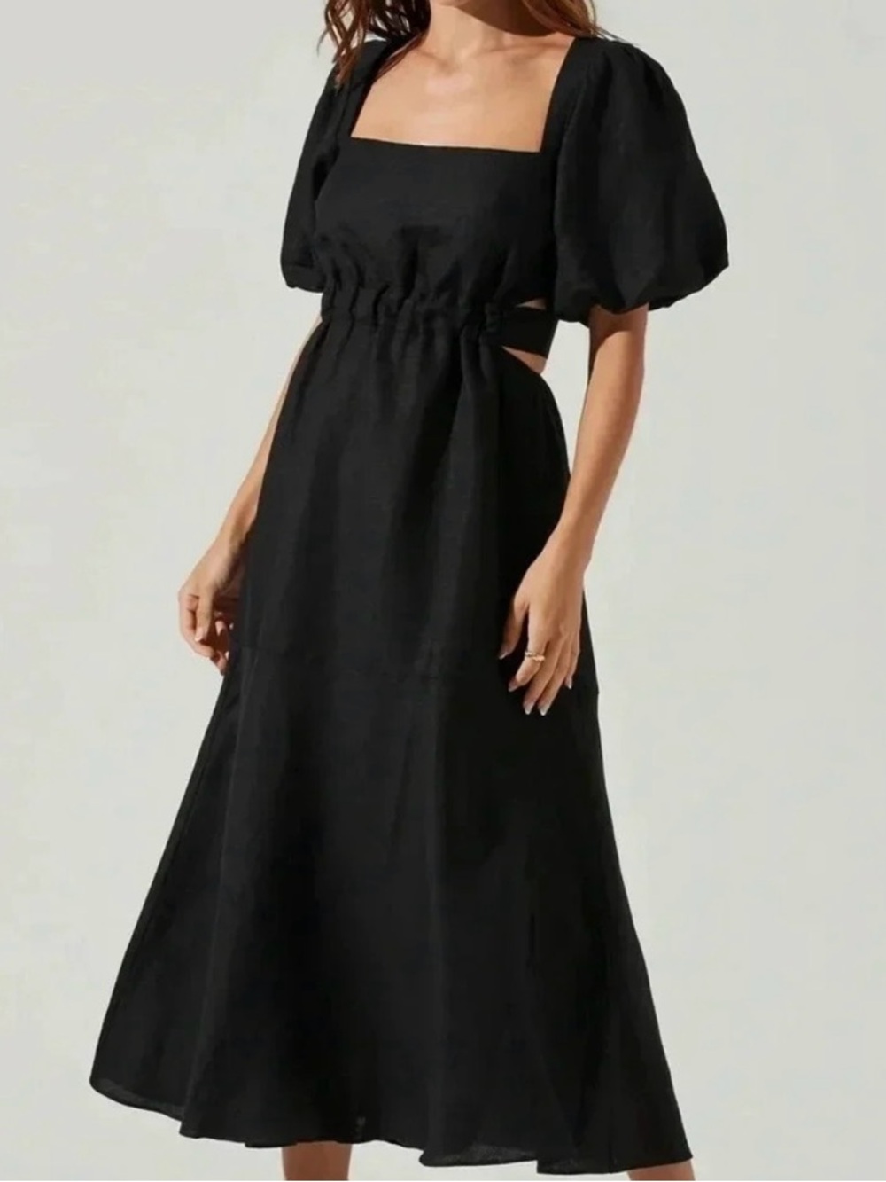 ASTR the label Women's Angeles Puff Sleeves Dress Size S